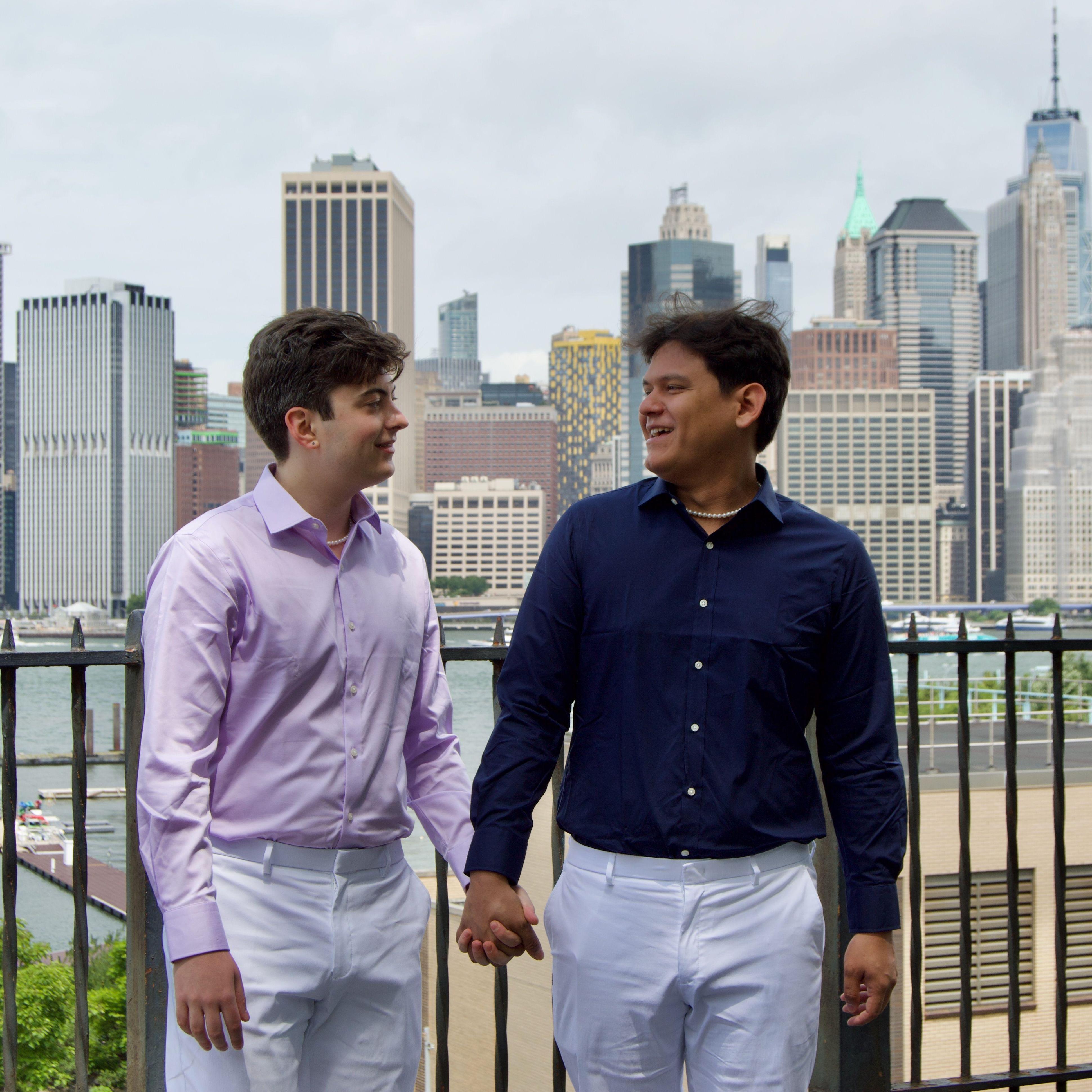 We got married at the Brooklyn Heights Promenade, the same place we had our first date