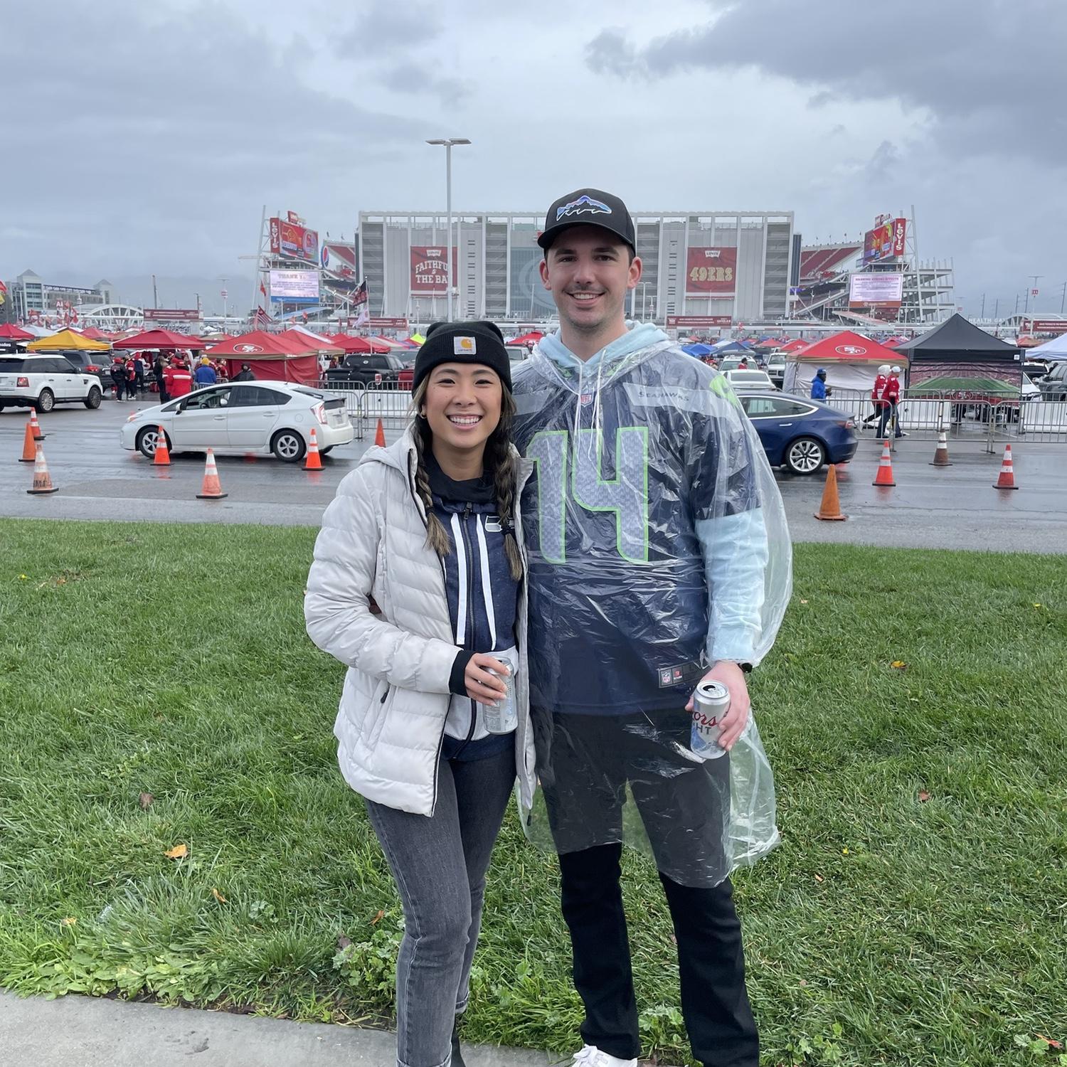 January 2023- Aivi's first Seahawks game!