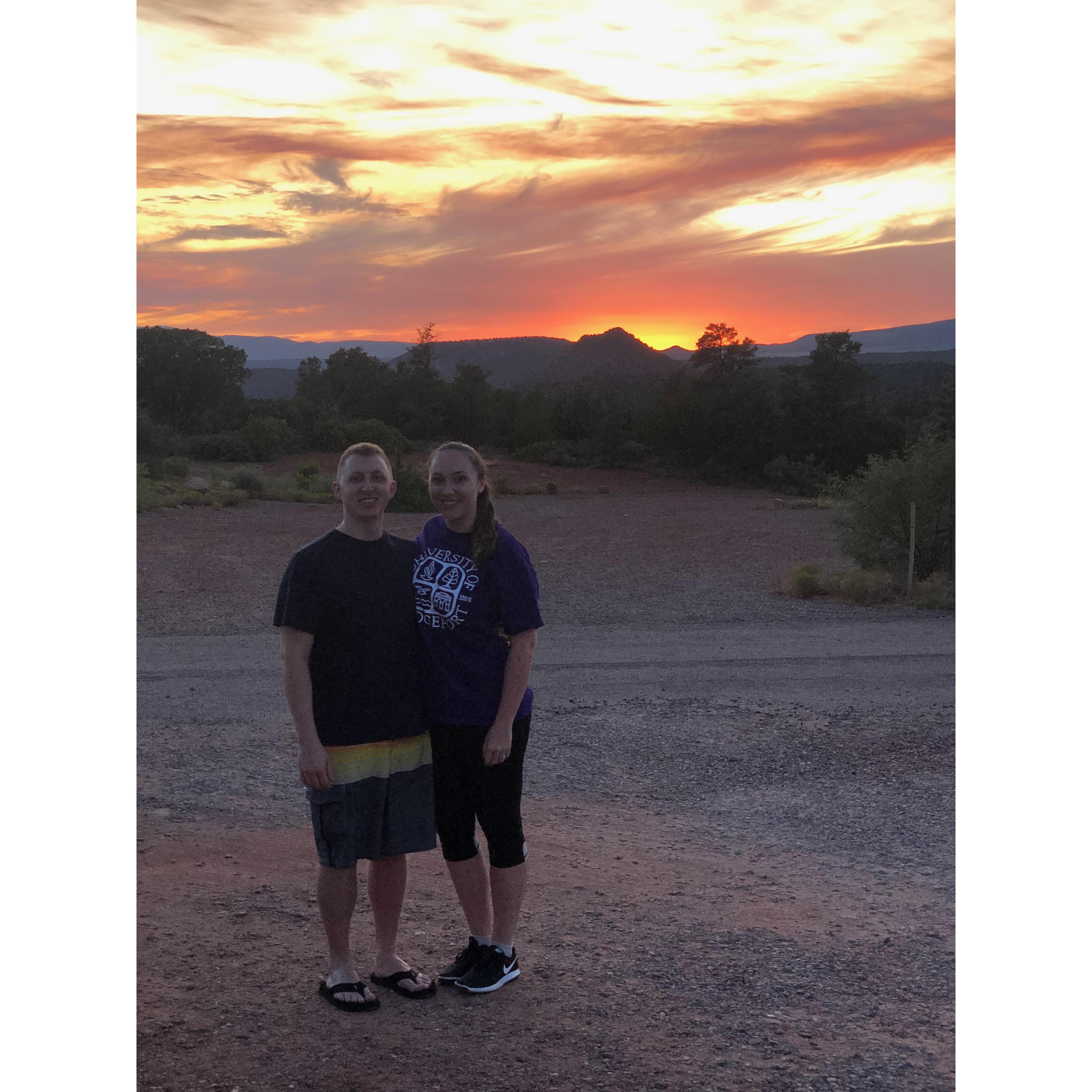 There's nothing like a Sedona sunset! Taken during our road trip with Ryan's family in September 2019.