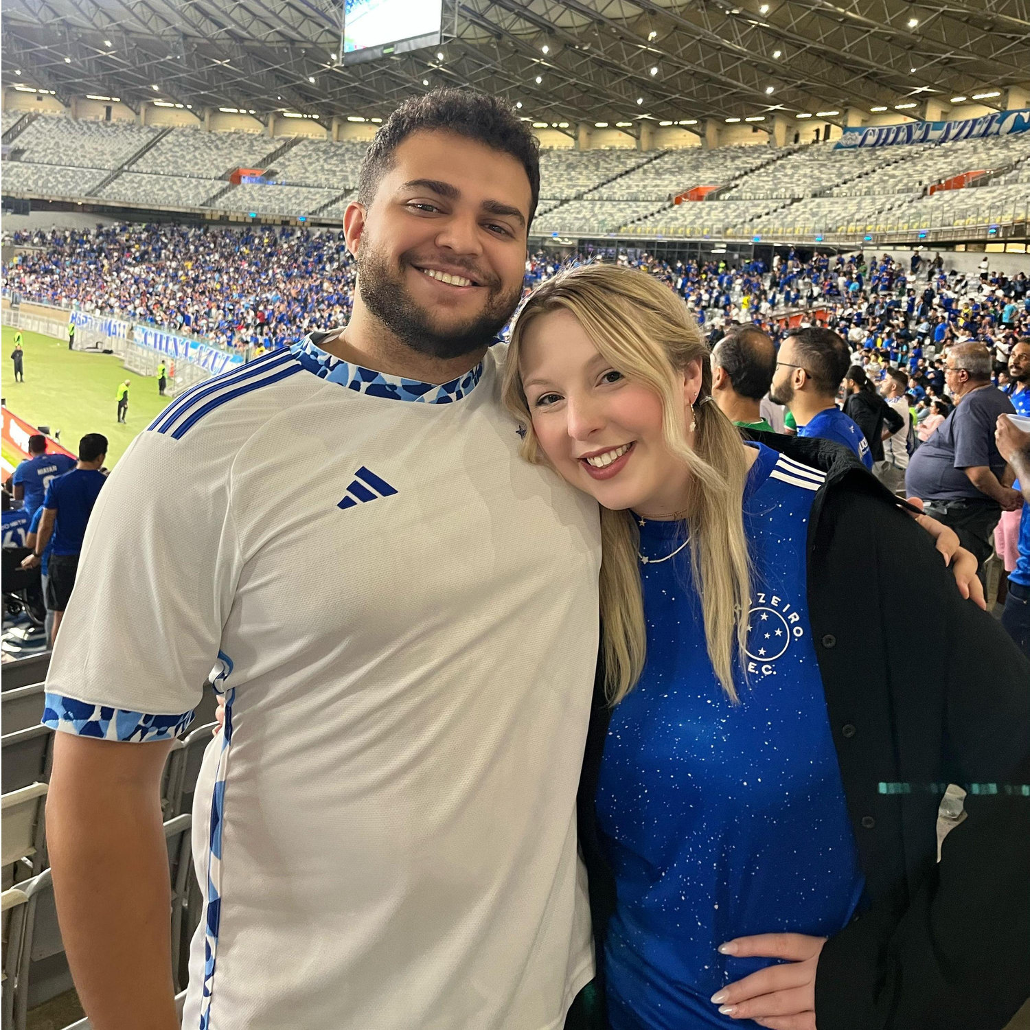 Kirsten officially became a Cruzeiro fan!