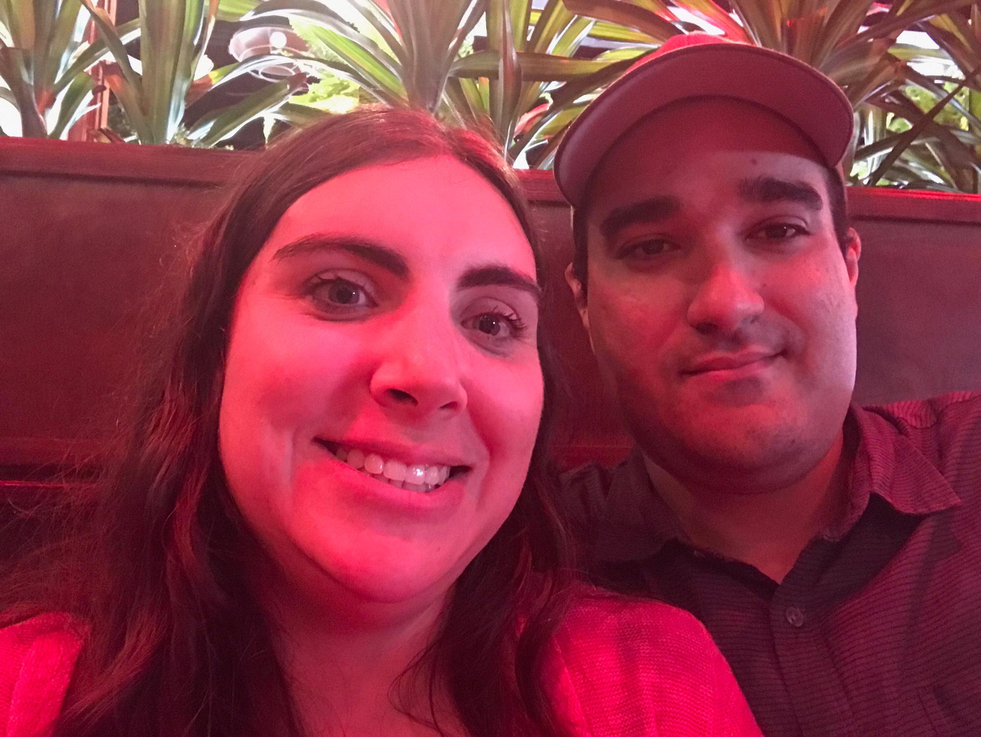 One of our first dates at Safari’s Bar & Grill in Hendersonville TN.