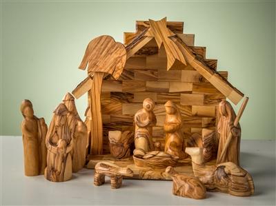 The finest olive wood Christmas ornaments, nativities, and crosses from the Holy Land