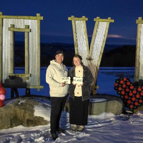 The night we got engaged!!