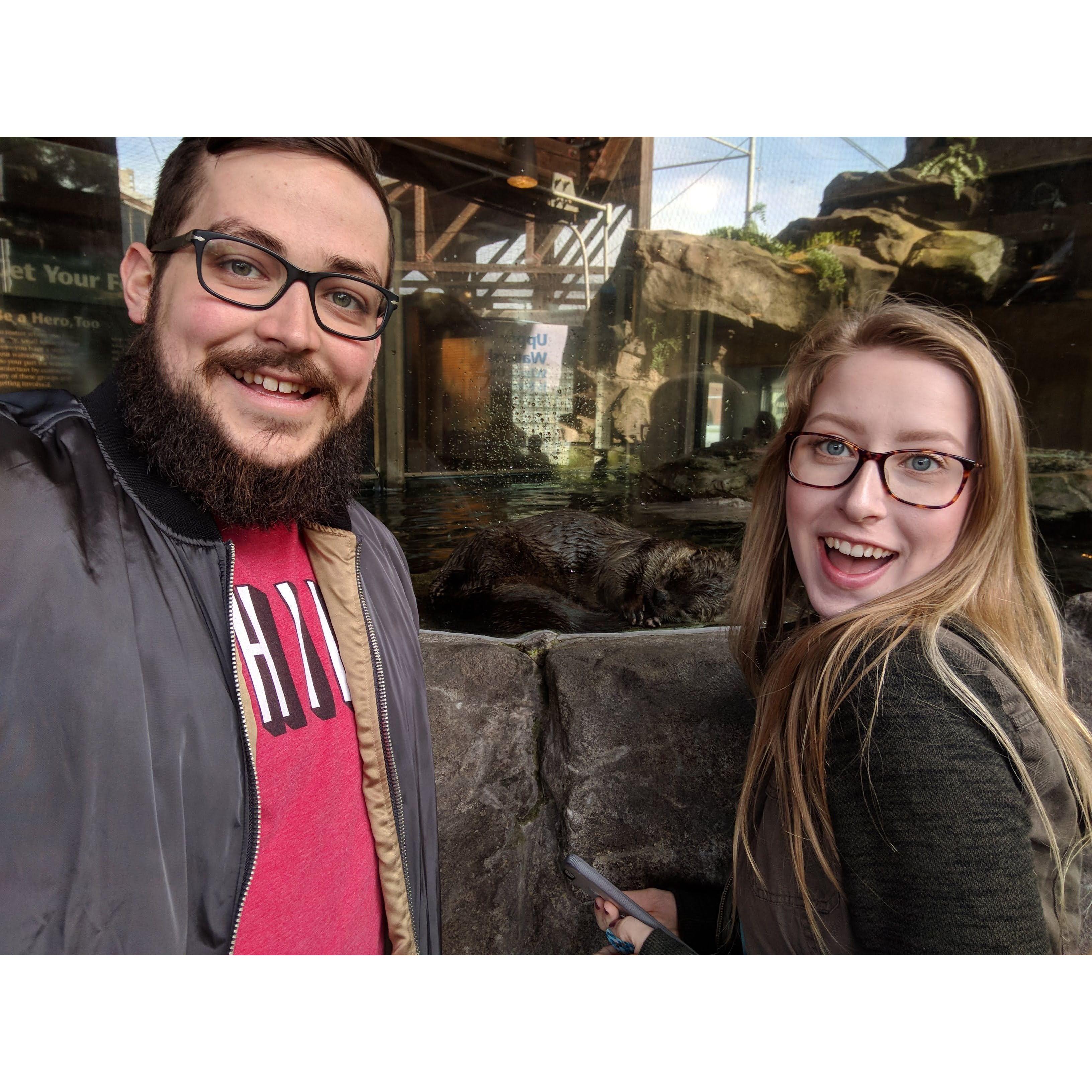 Wil's first trip to the Seattle Aquarium