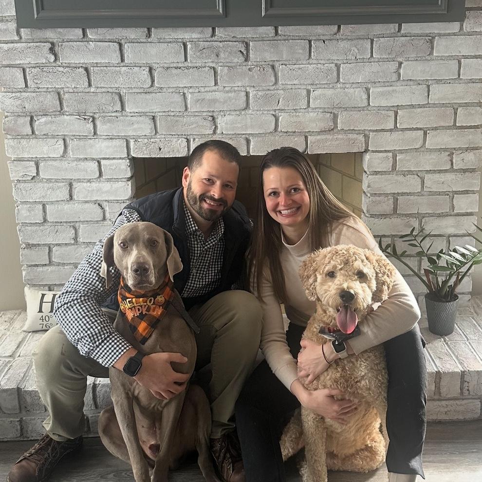 Our whole world- Nashy (golden doodle) an Brody (Weimaraner).