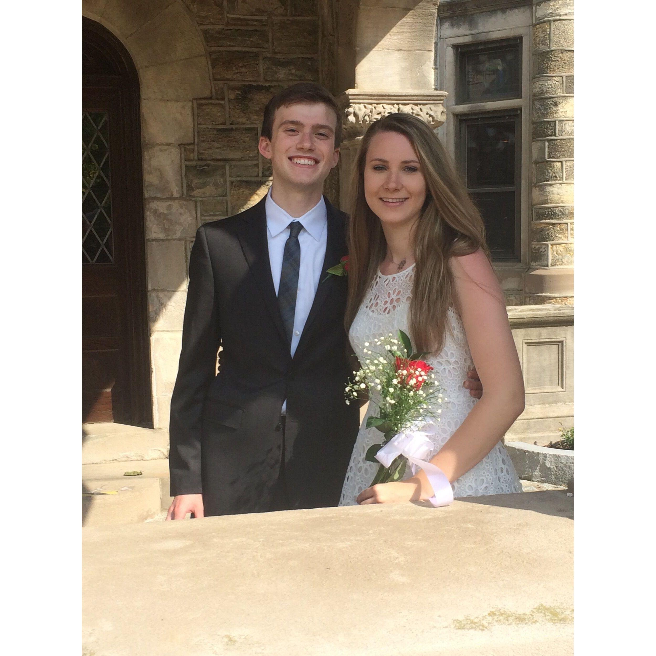 JUNE 2016: Graduated from High School together!