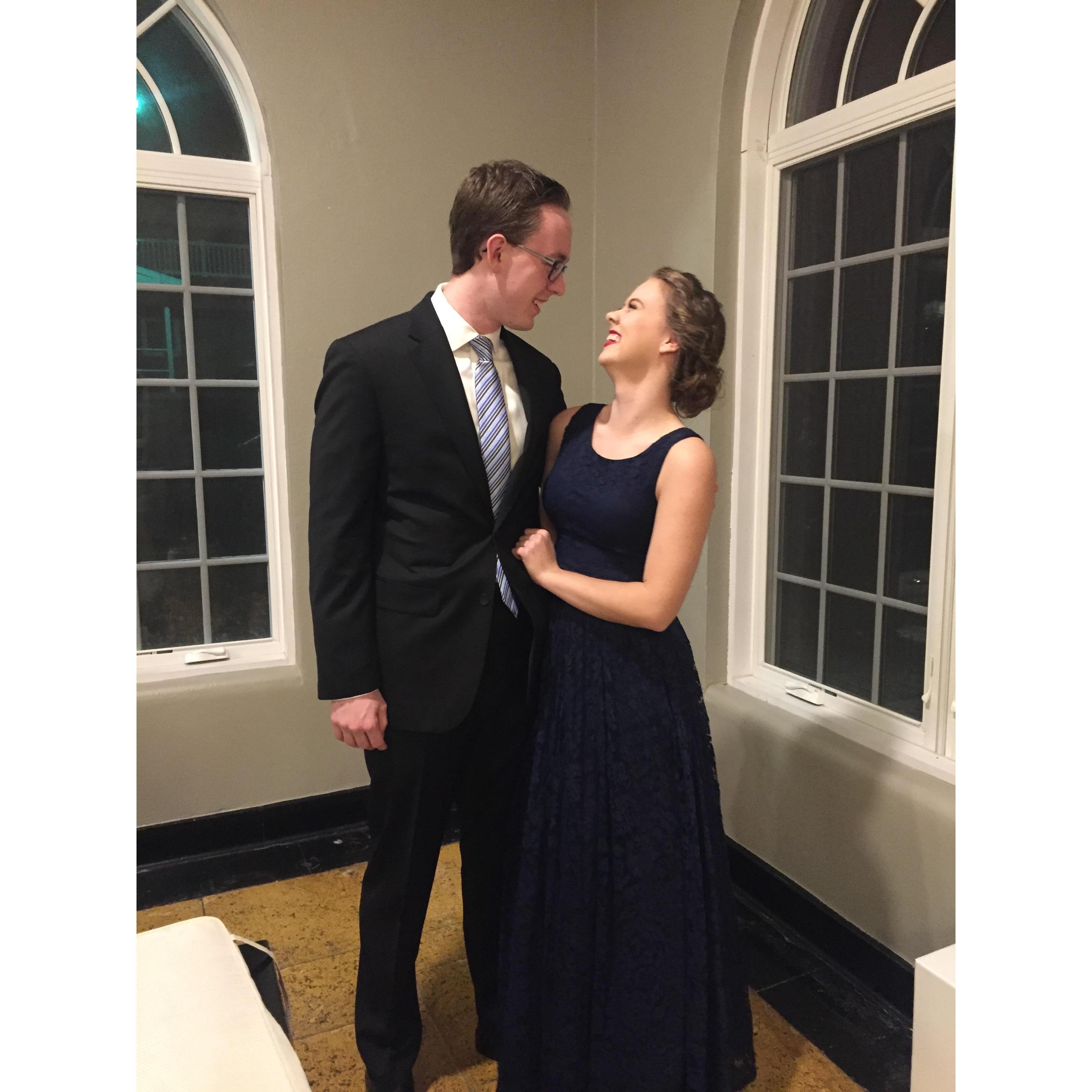 02 . 24 . 18
One of Zach's favorite picture of us. Taken on our first first time going to a dance as a couple.