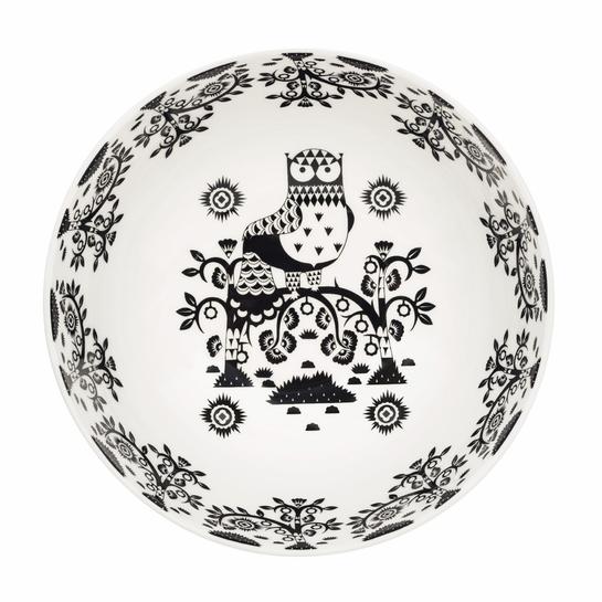 iittala Taika Anniversary White / Black Small Serving Bowl