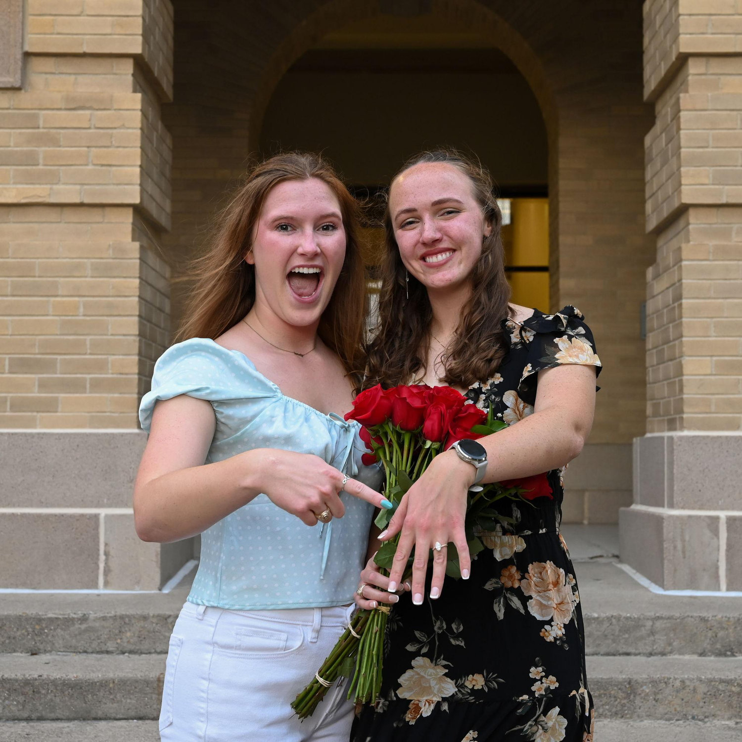 Zoe's best friend of 11 years and Maid of Honor, Deanna (and who helped Jackson pull this proposal together)!