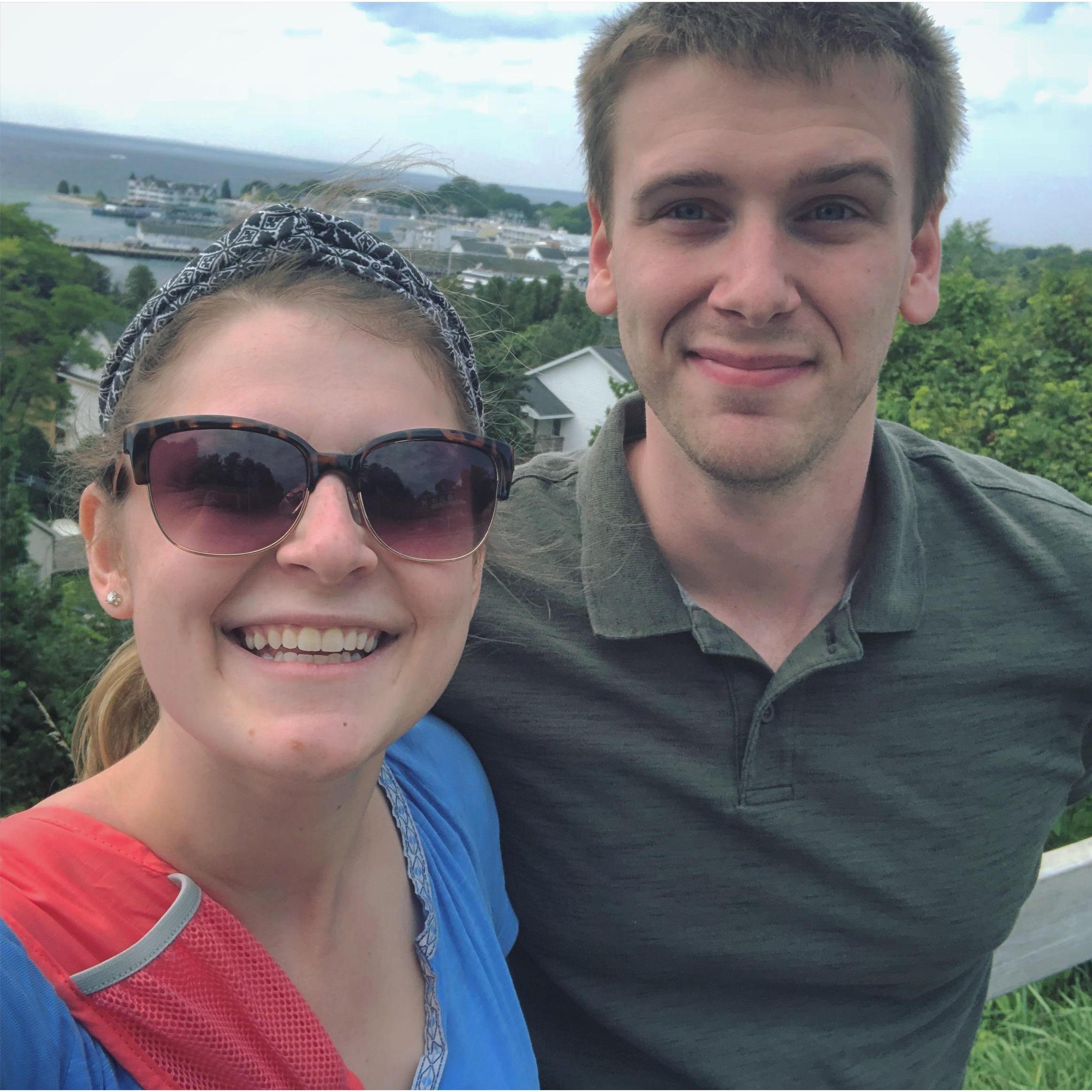 Celebrating 5 years together at Mackinac Island- Summer of 2018