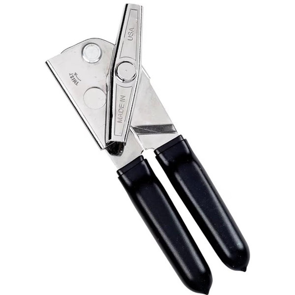EZ-DUZ-IT Deluxe Can Opener with Black Grips