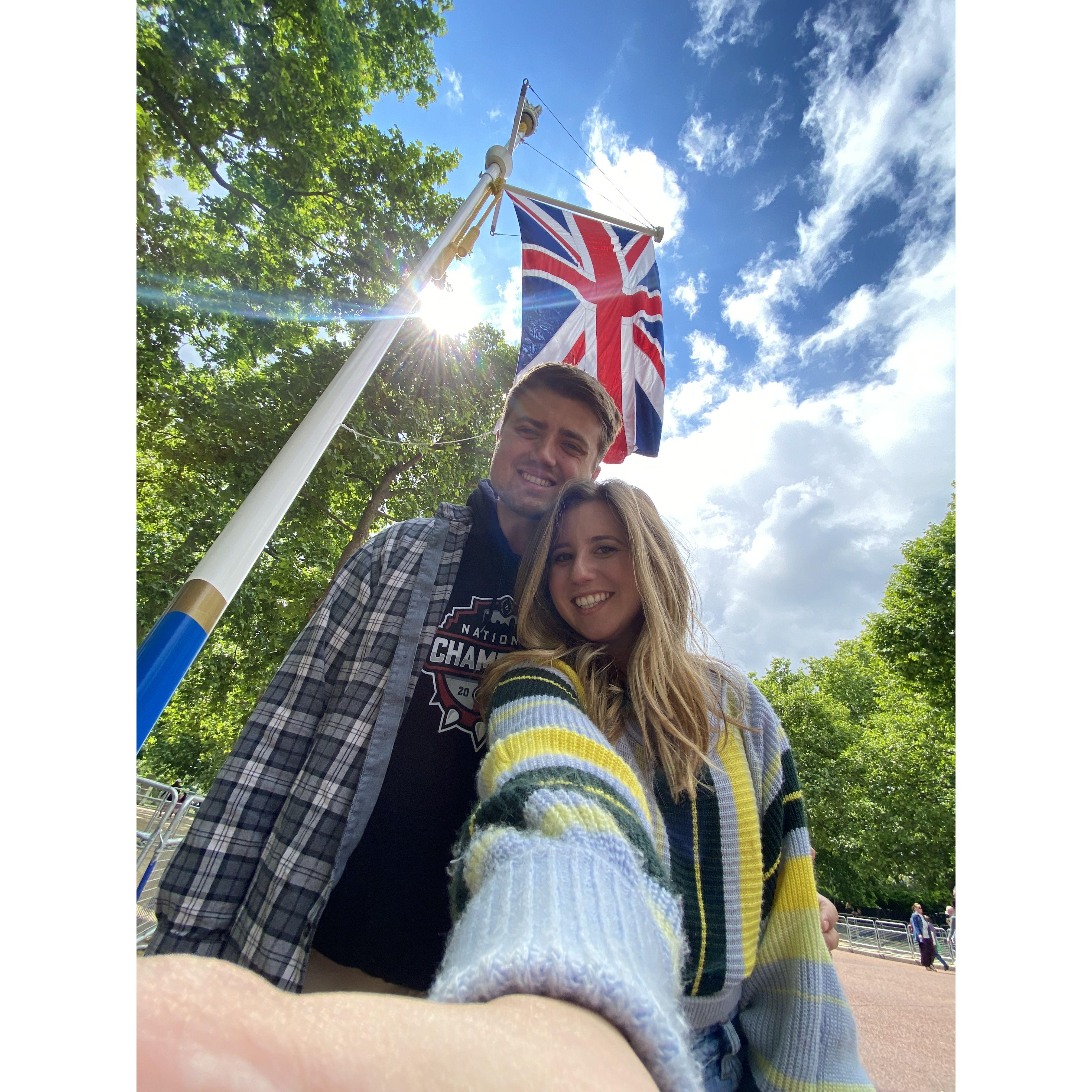 First trip abroad together: a four-leg tour of Europe