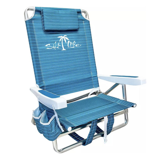 Salt Life 5-Position Deluxe Backpack Beach Chair