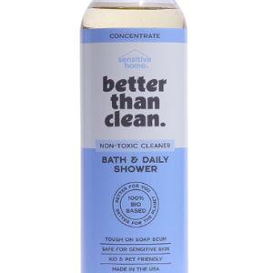 Better Than Clean Bath & Daily Natural Shower Cleaner Concentrate - Plant-Based, Fragrance Free Cleaning Products - Tub & Tile