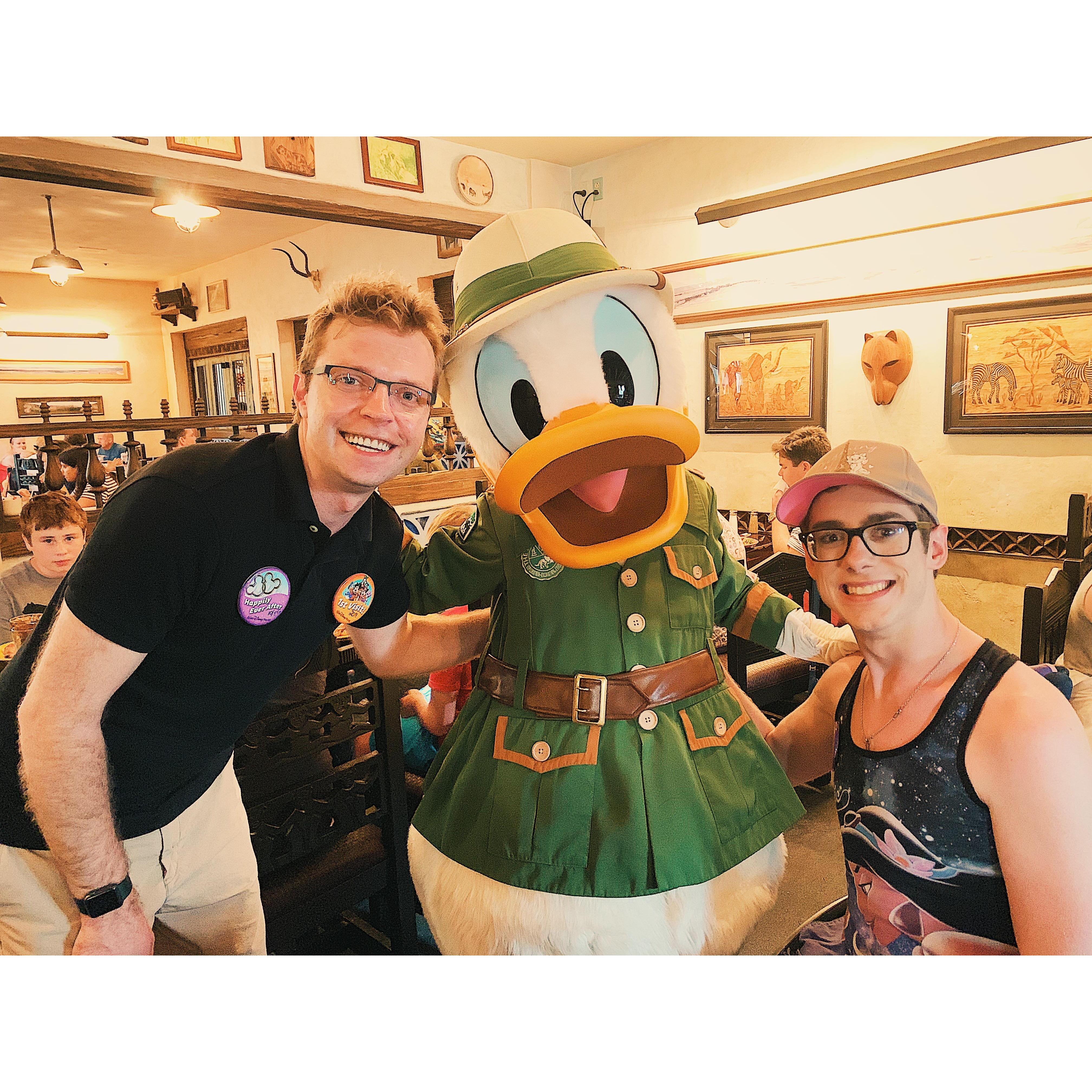 We had a quackin' good time having lunch with Donald!
