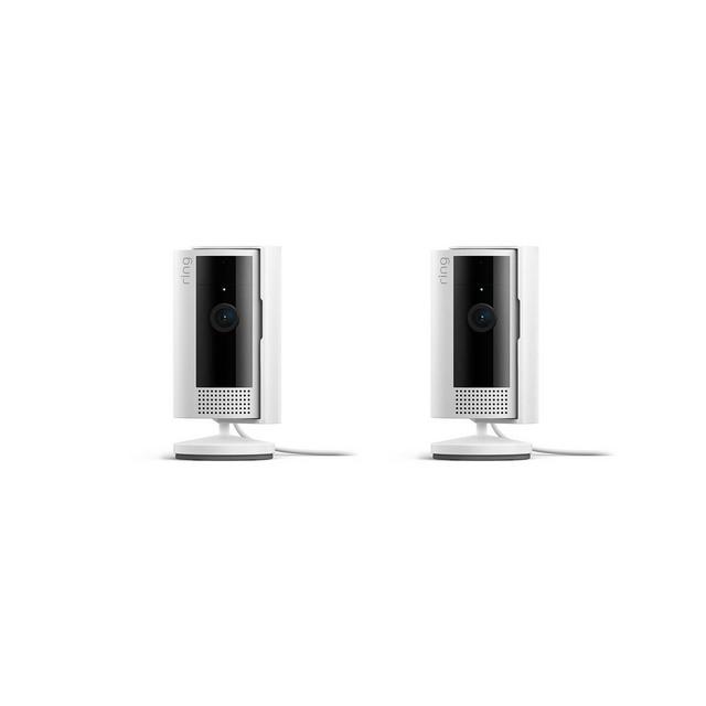 Ring 1080p Indoor Cam Security Camera 2pk - White