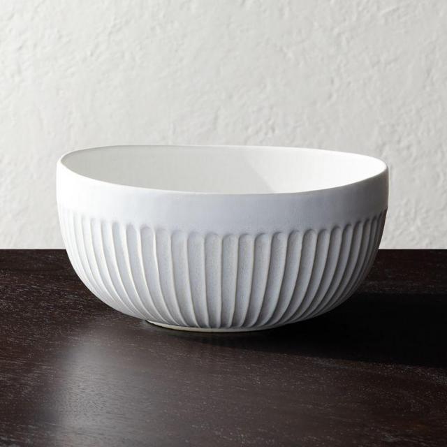 Scallop Serving Bowl 8"