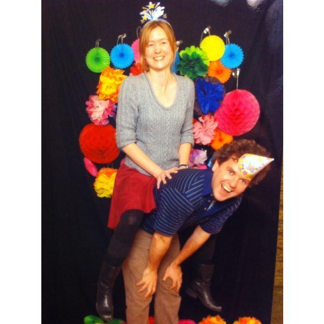 Our first photo together. Act natural, they said. 2011