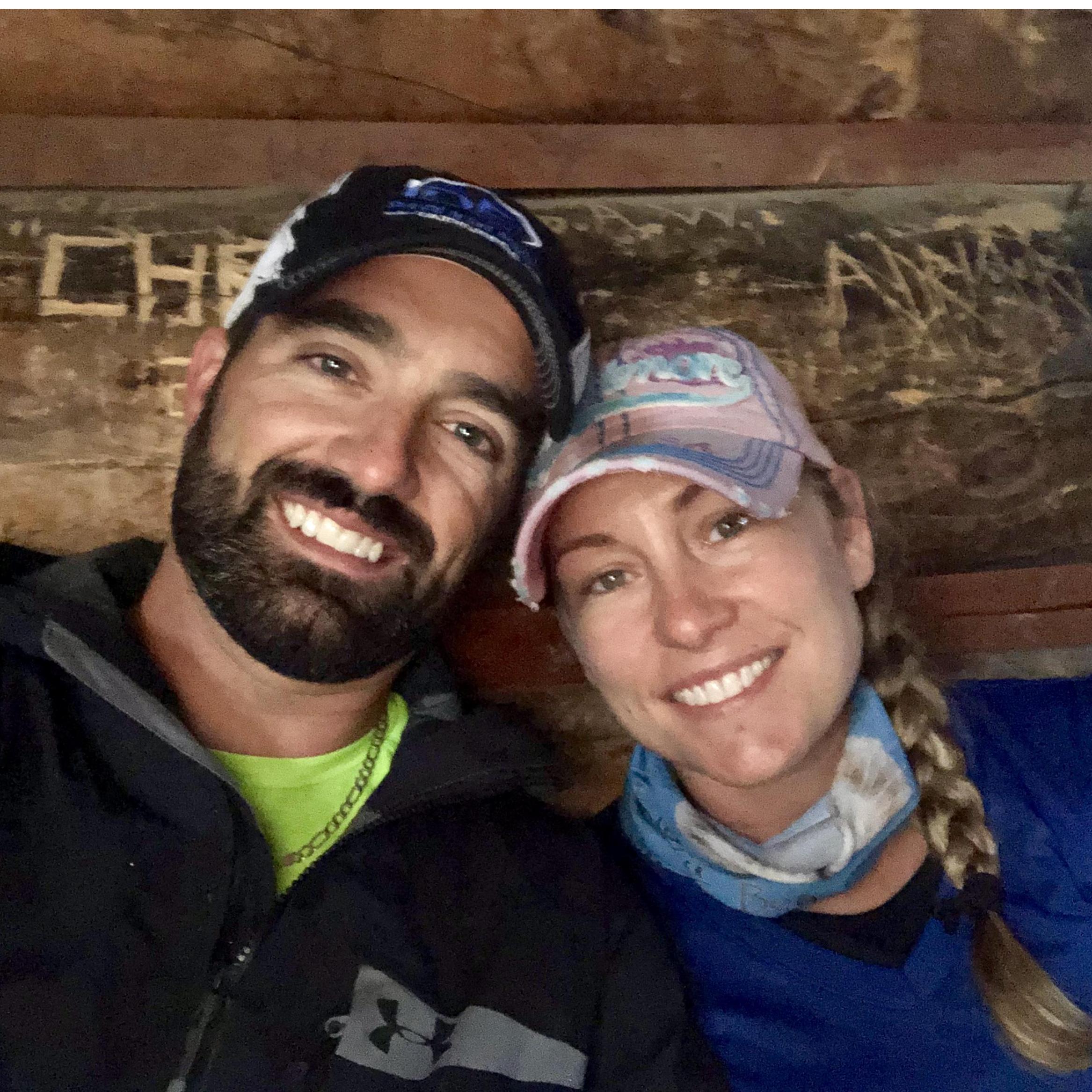 Resting in a small hut, while backpacking in Banff National Park 7/19