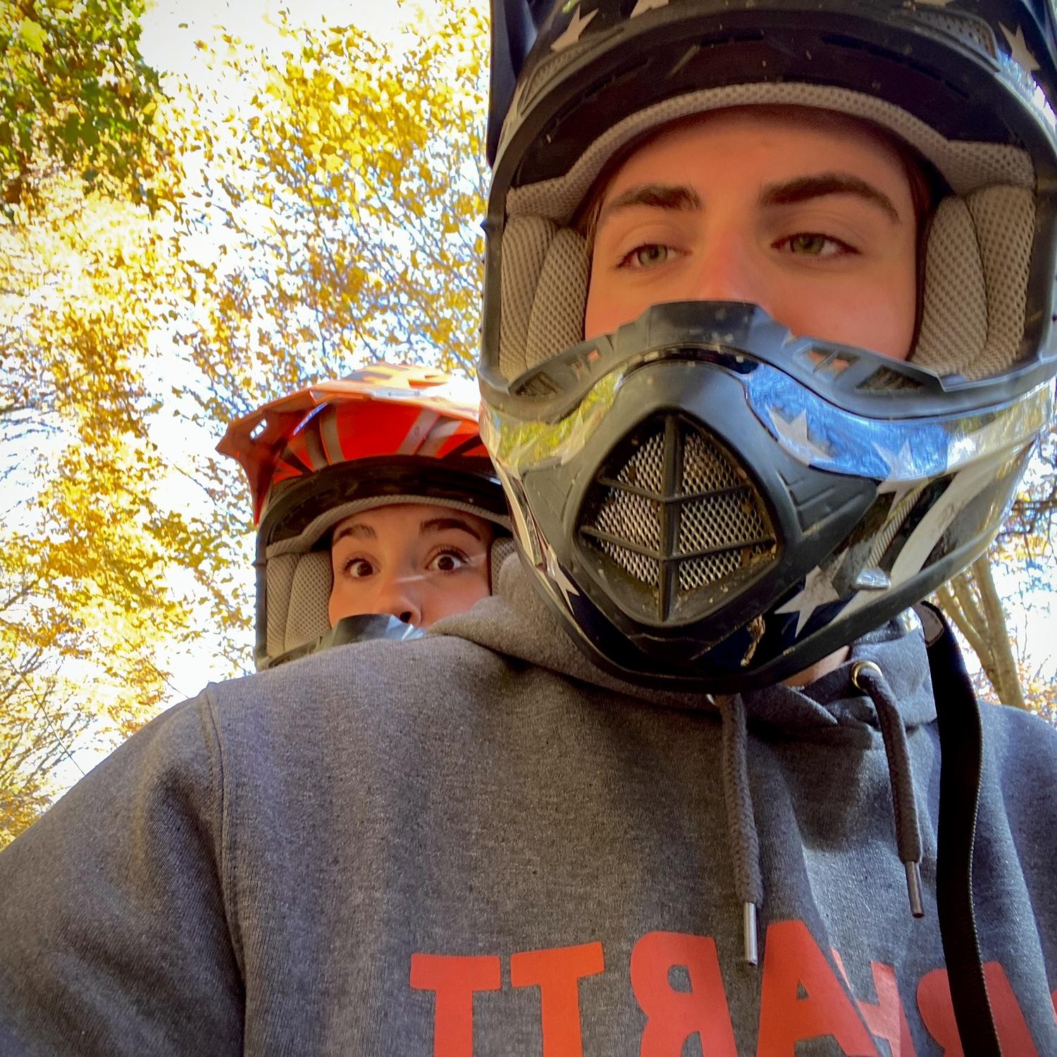 Riding the quad!