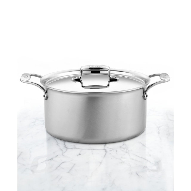 All-Clad D5 Brushed Stainless Steel 8 Qt. Covered Stockpot