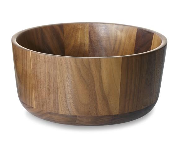 McLeod Walnut Salad Bowls - 10"