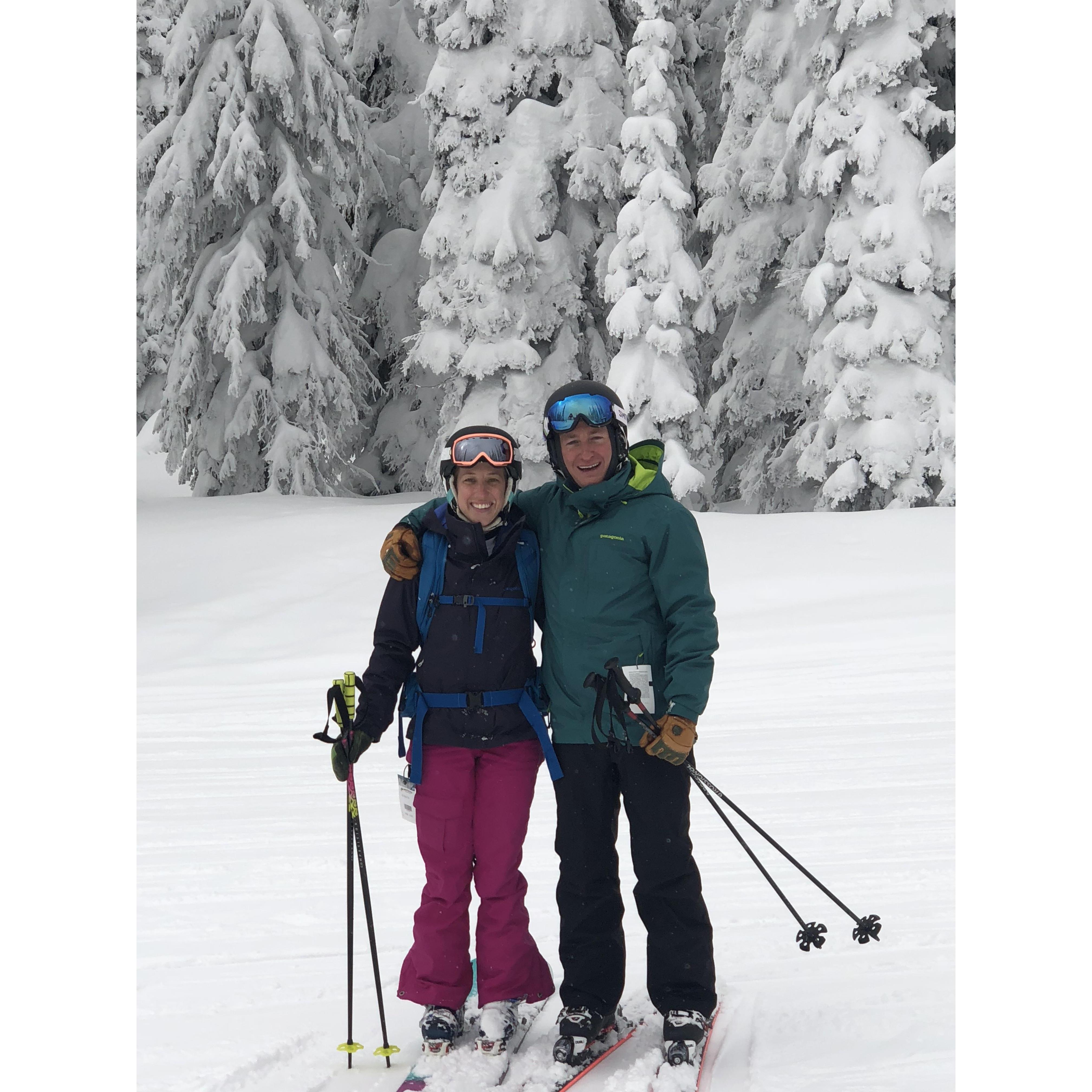 Skiing in Whitefish, MT!