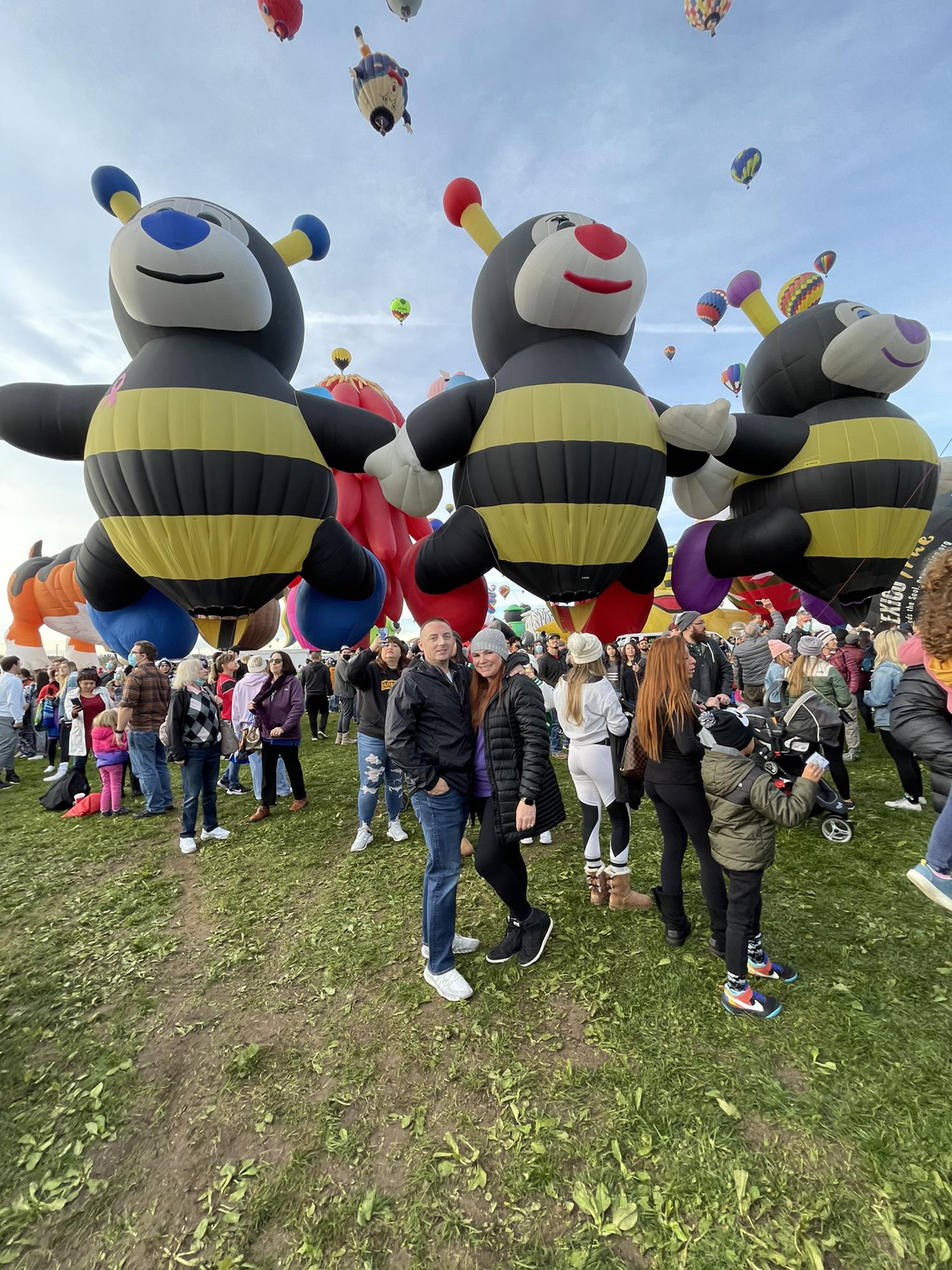 Vince's 1st Balloon Fiesta. Can't wait to take him again.