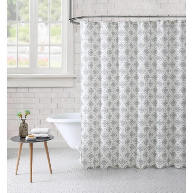Paisley Shower Curtain Gray - Freshee