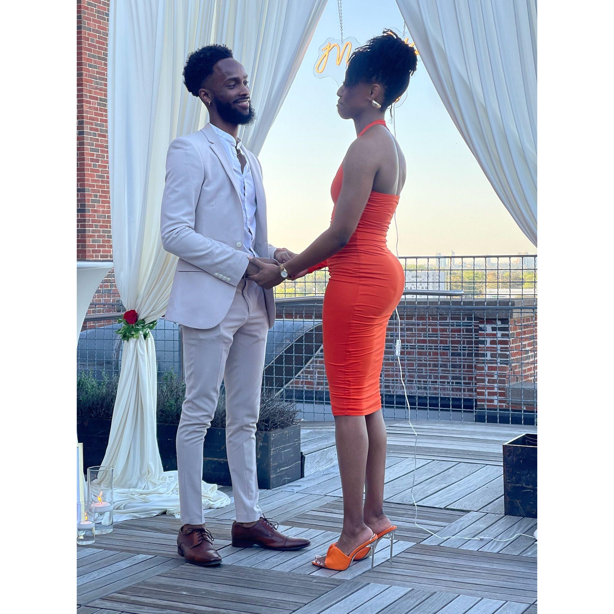 Jordan's Proposal to Elizabeth at Ponce City Market Rooftop (Atlanta, GA) - 2024