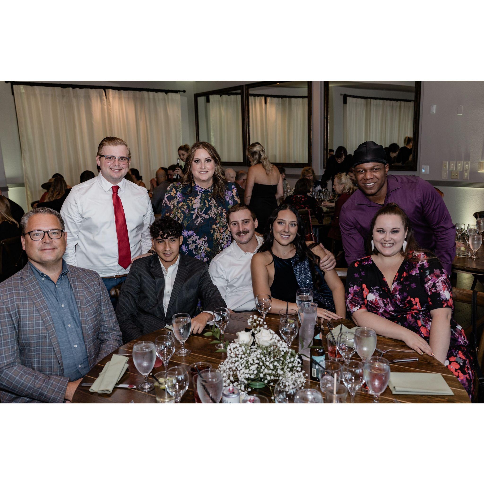 Wedding fun with family