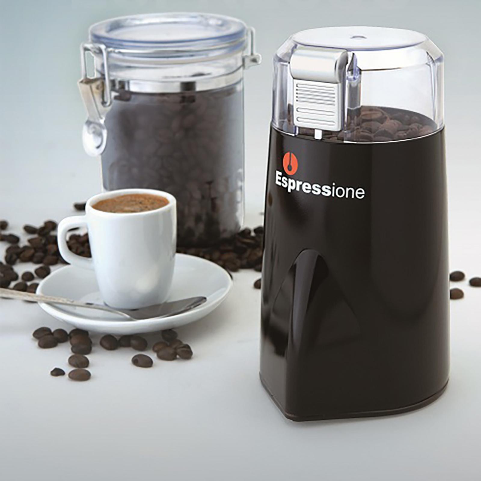 Espressione Conical Burr Black Coffee Grinder