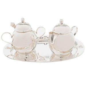 Ballesteros Lidded Cups, Set of 4 / Set de 4 tazas con tapa Ballesteros