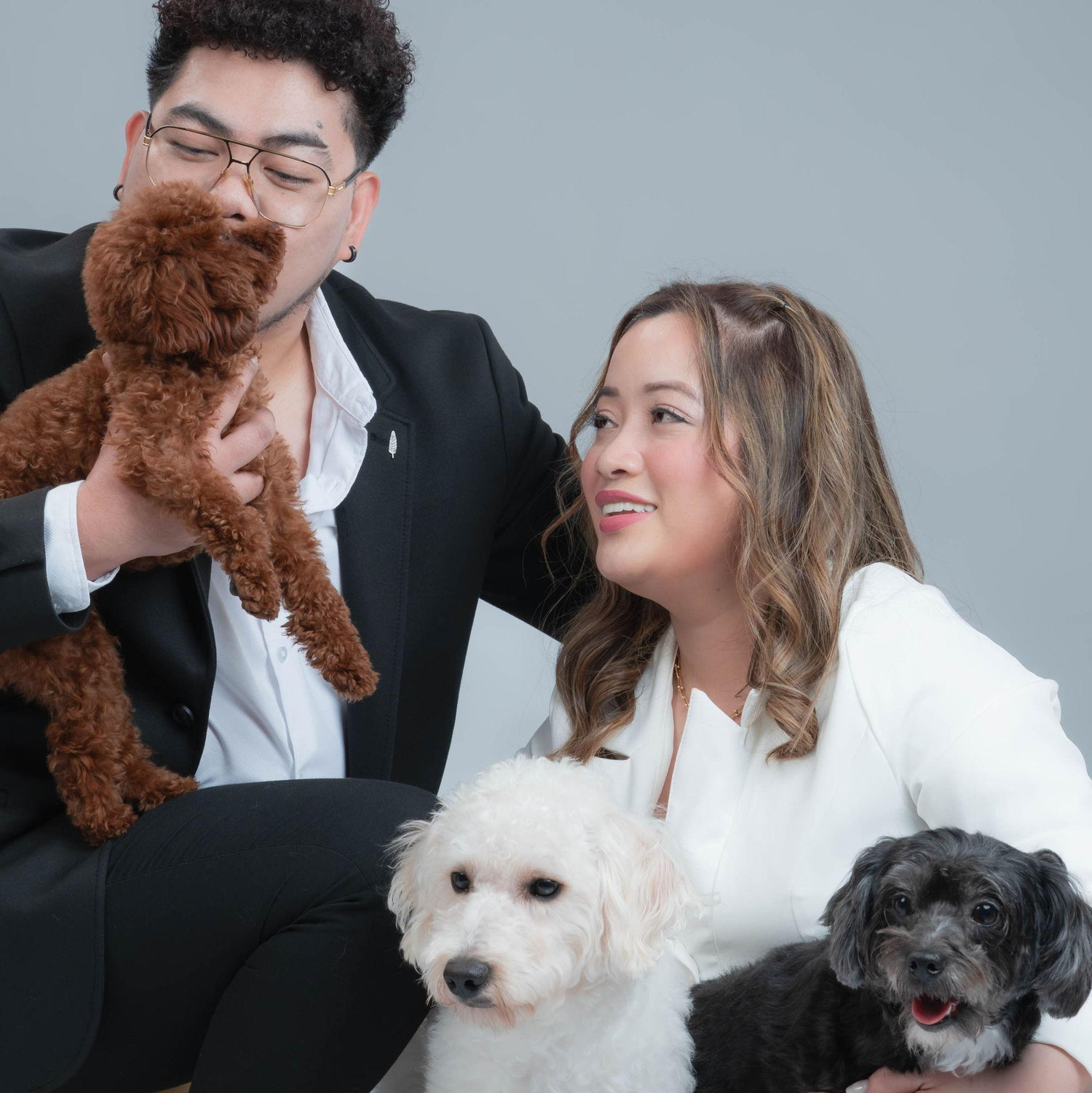 Our fur babies are family too! Here are some of our favorite moments as proud fur-parents—full of cuddles, adventures, and endless love.
