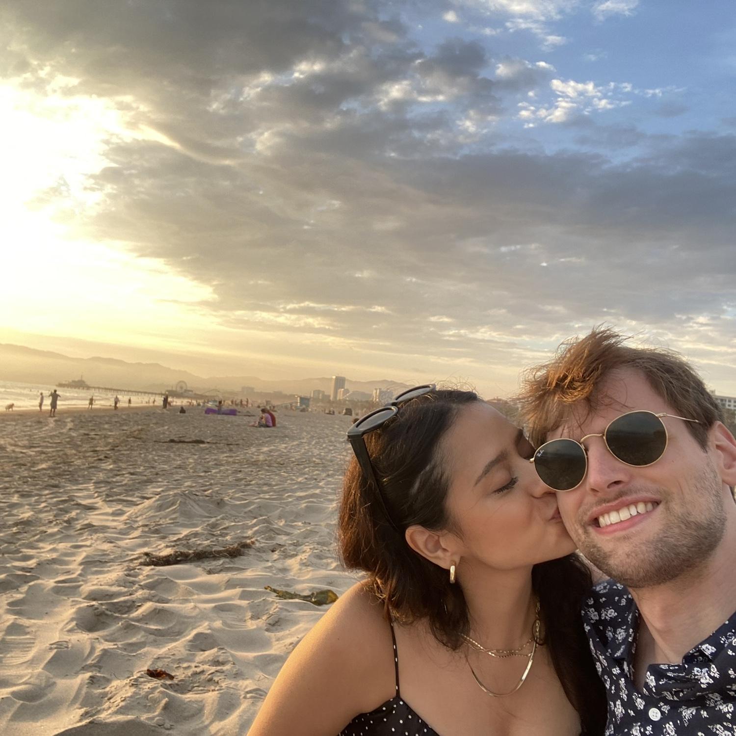 David and I drove up the coast from Long Beach to Malibu. Our favorite part of the trip was visiting Venice Beach and dreaming about living somewhere warm someday!
