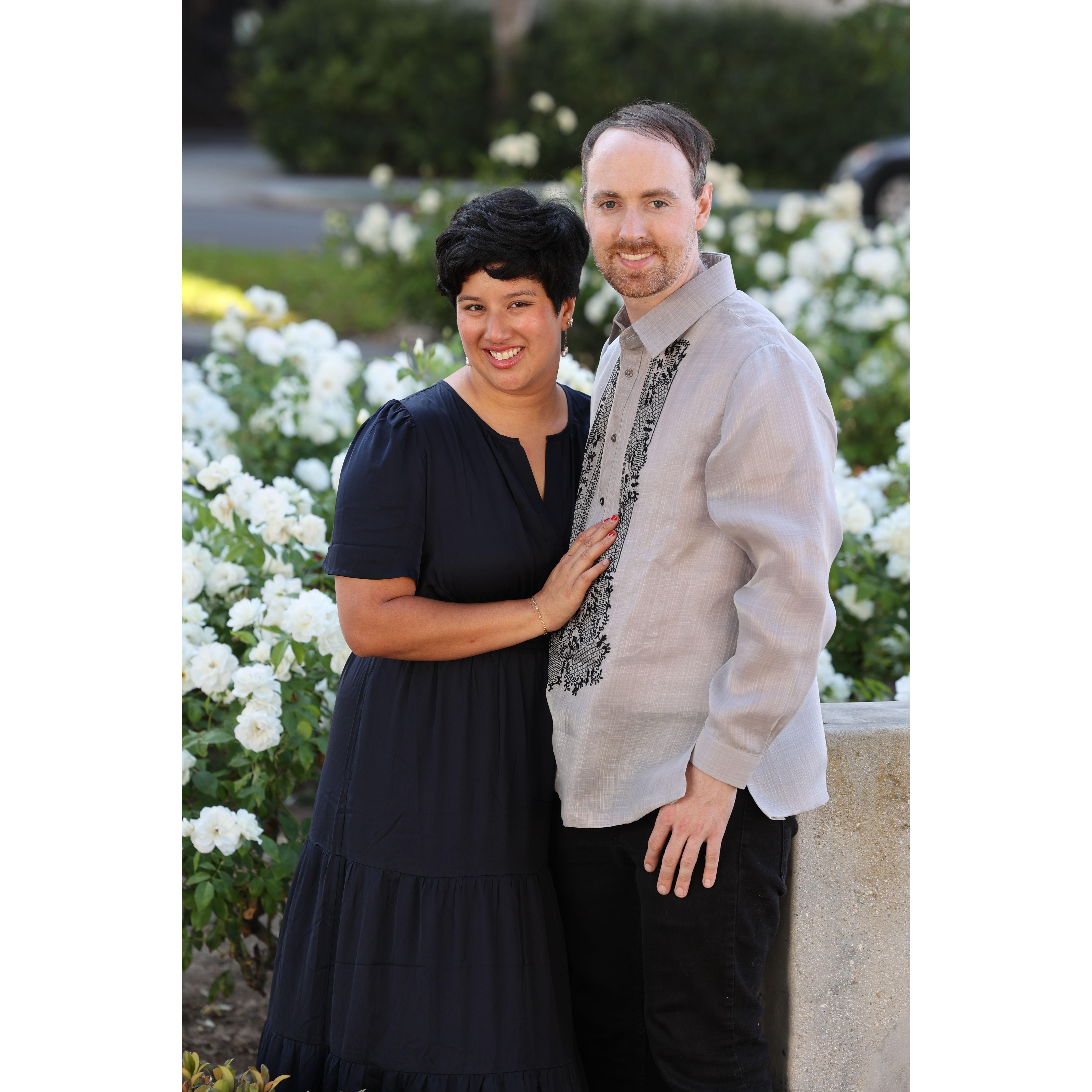 Engagement photo from August 2024