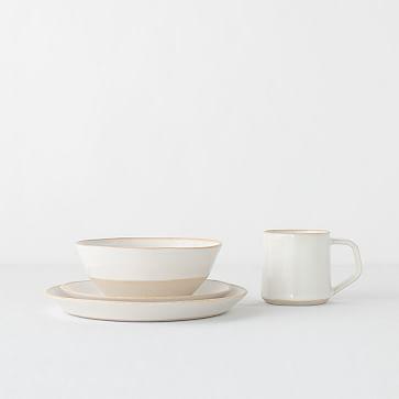 Minimal Dinnerware, Set of 4, Sand