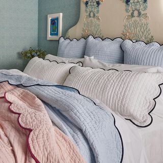 Chairish Quilted Scallop Euro Sham