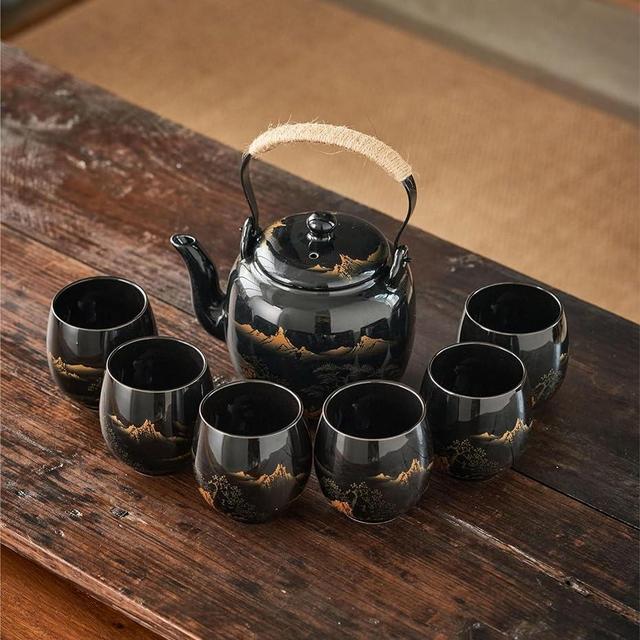 Asian Porcelain Tea Sets,Kung Fu Tea sets Protable Tea Pot Sets with Gift Box