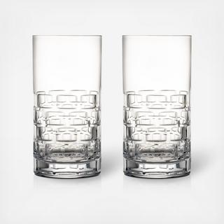 Maison Highball Glass, Set of 2