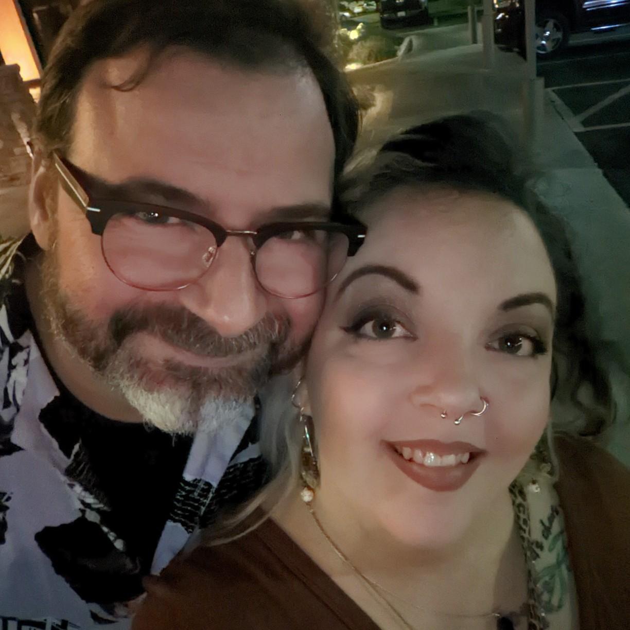 Longhorn Steakhouse selfie for Kyle's birthday!