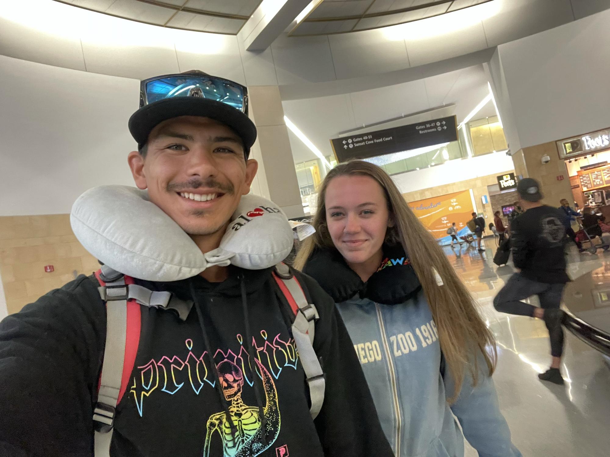 The difference a neck pillow can make on a long plane flight is VERY drastic!