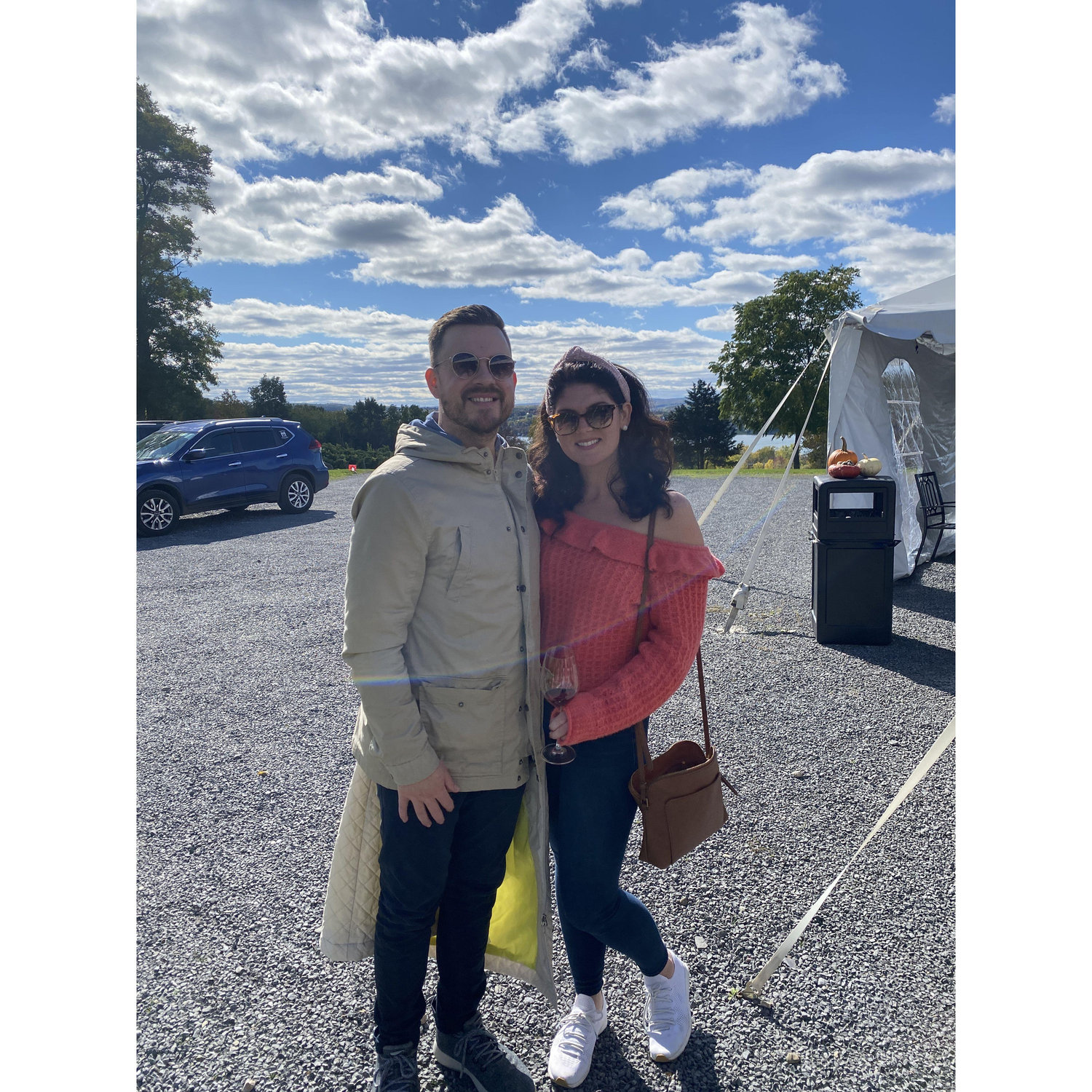 Sunshine and wine (Finger Lakes, New York)