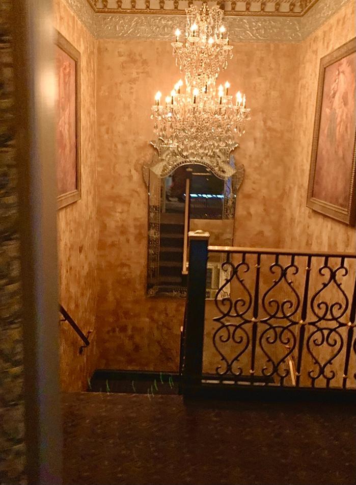 Le Mont’s iconic gilded staircase