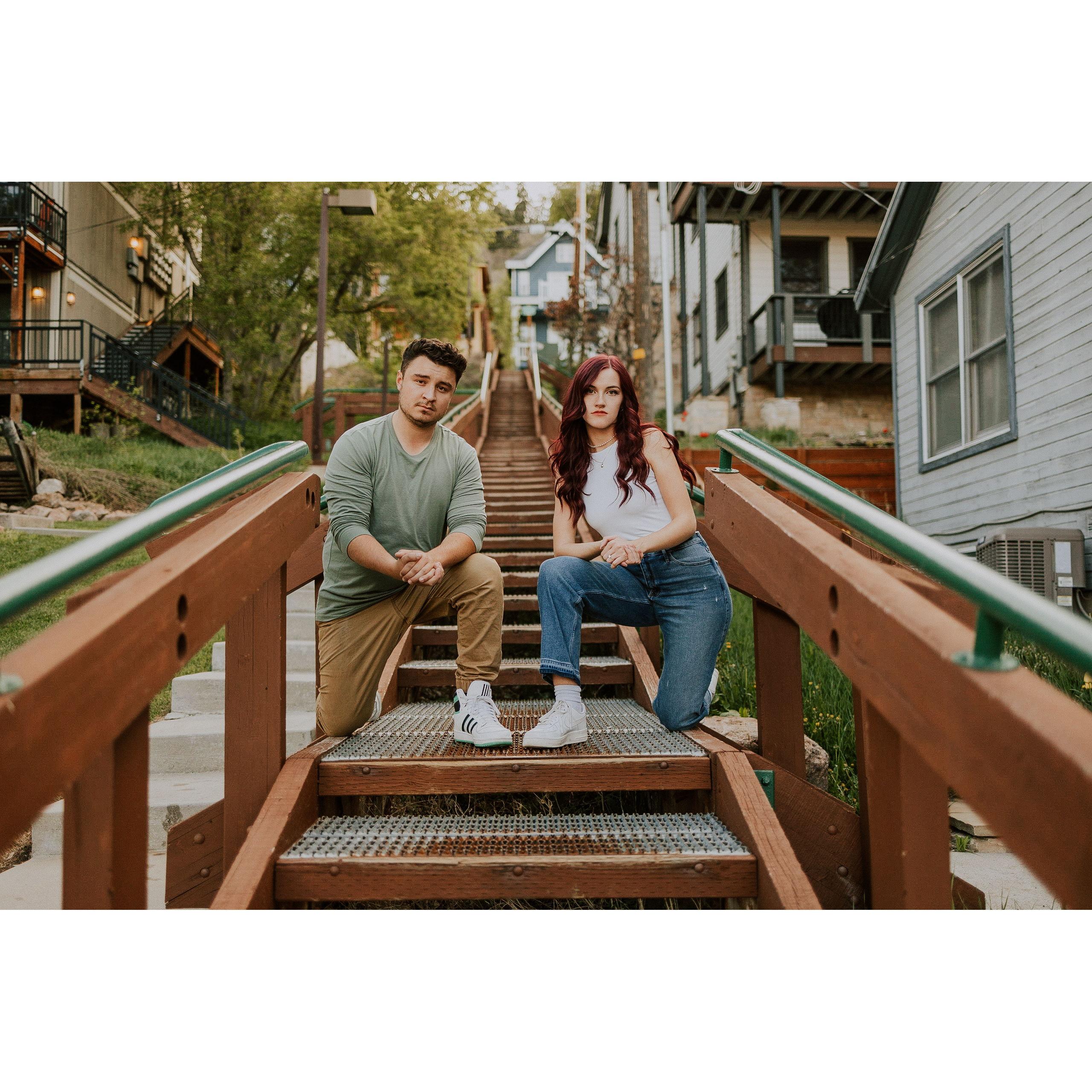 We take pictures in this pose every time we have a photo shoot