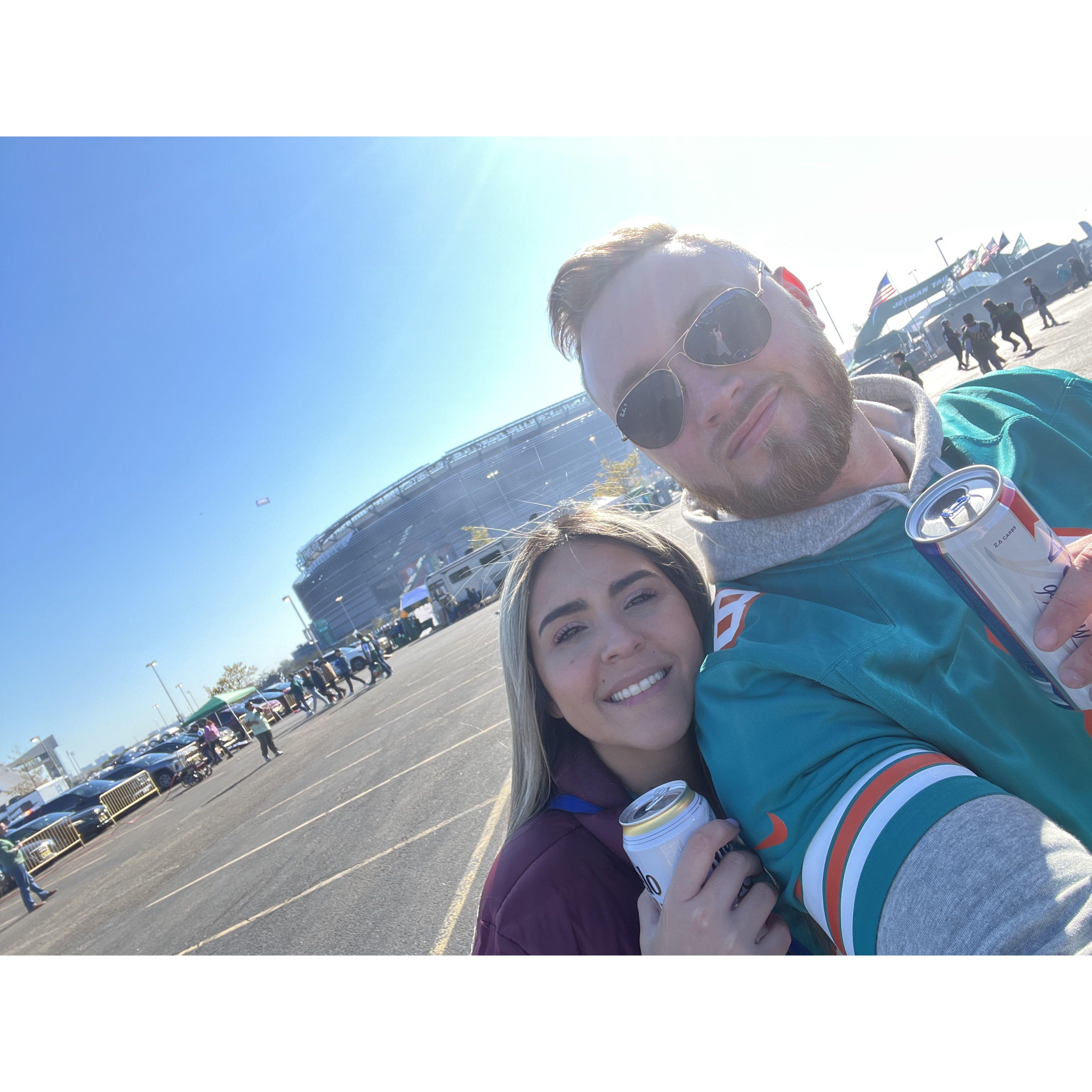 Jenn's First Dolphins Game October  2022