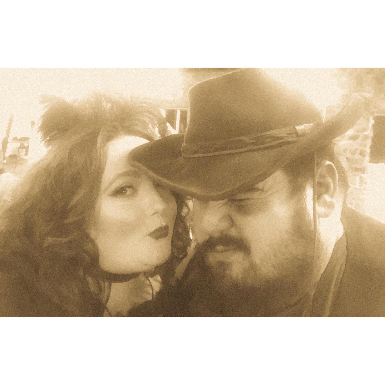 Gene and Julia as their characters Dahlia and Turk at Dead Legends.