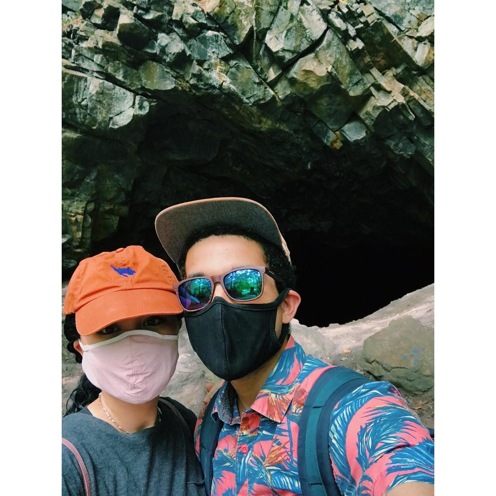 When we went to Jim Thorpe PA to go on a hike . The pandemic didn’t stop us from going on an adventure!!