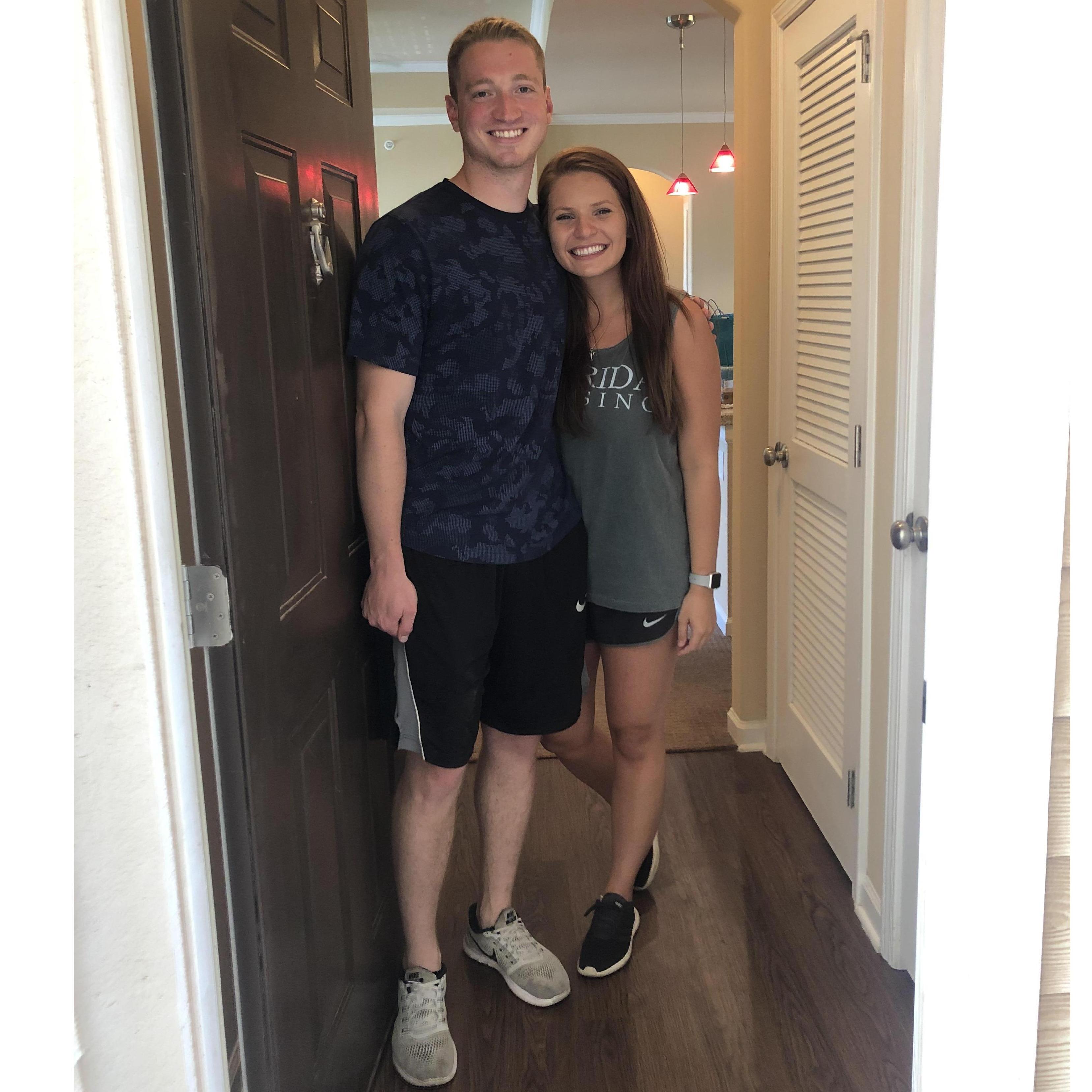 Our first "home" together in Enid, Oklahoma.
July 20, 2019