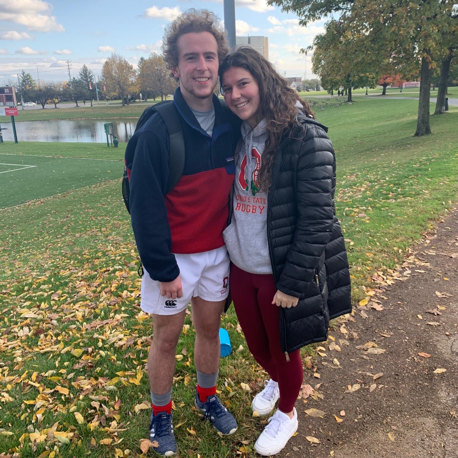 Visiting for Max’s Ohio State rugby game 2019